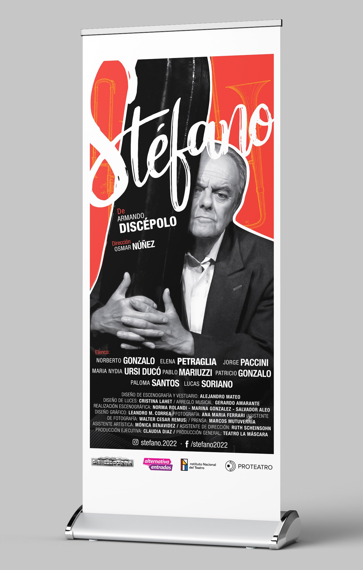 Banner: Stéfano — diseño de Guillermo Cardoso